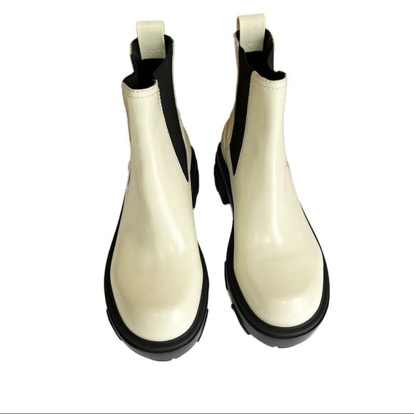 rag & bone Lug Sole Chelsea Boot White Size 8.5 - Picture 2 of 9